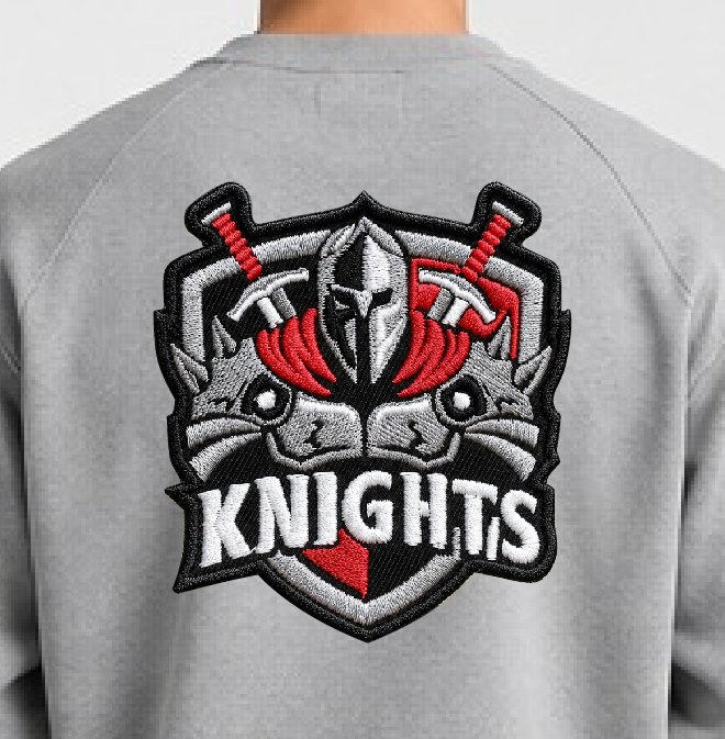 PVC patch on back